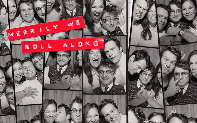 Merrily We Roll Along on Broadway poster